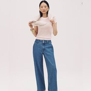 NWOT J Crew slim double stacked button Jean 30P